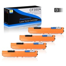 4 PK CF350A 130A Black High Yield Toner Cartridges Compatible For HP MFP M176N picture