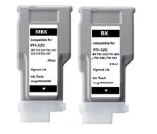 PFI-320 MBK&Black 2PK Ink Cartridge For Canon iPF TM-200/250/255/300/305/350/355 picture