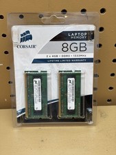 NEW Corsair Value Select Laptop Memory RAM DDR3 8GB Kit CMS08GX3M2A1333C9 picture