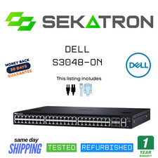 ♻️ Dell S3048-ON 48-Port 1GbE + 4 x 10GbE SFP+ Open Networking Switch ⚡Fast Ship picture