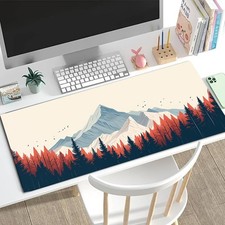 1pc Diatomite Extra-Large Mouse Pad | Card Game Mat with Minimalist Snow Mount picture