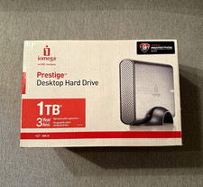 Iomega Prestige 1TB Desktop External HDD USB 2.0 3.5in 7200RPM Silver picture