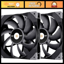High-Performance 14cm Computer Case Fans - Black, 2-Pack, Quiet Cooling Solution picture