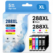 5-Pack 288XL Ink Cartridge Combo for Epson XP-440 XP-446 XP-340 XP-330Printers picture
