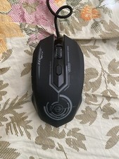 Uhuru Wired Gaming Mouse, 3200 Max DPI, 6 Buttons, Optical, Multicolor picture