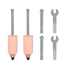 2PCS 0.4MM Nozzle Kit Flashforge AD5X 3D Printer All Metal Hot End Steel picture