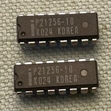 Intel P21256-10 Dynamic RAM Page Mode 256Kx1 PDIP-16 Korea IC Chip Computer Lot2 picture