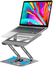 Laptop Stand for Desk Adjustable Computer Stand with 360 Rotating Base Ergonomic picture