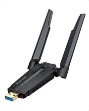 BrosTrend AXE5400 WiFi 6E USB Adapter Tri-Band 6GHz 5GHz 2.4GHz AX8 picture