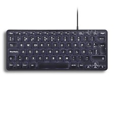 PERIBOARD332 Mini Wired USB Backlit Scissor Keyboard Spanish Black picture