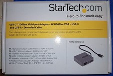 StarTech USB C Multiport Adapter, Dual HDMI 4K 60Hz, USBA/C, 10 Gbps NIC, SD-NEW picture
