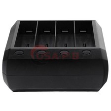 USA 4-Slot Battery Cradle Charger with Adapter for Zebra WT6000 RS6000 Scanner picture