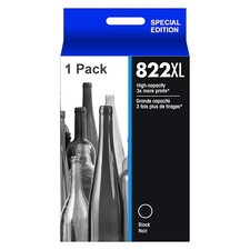 1x Compatible 822XL T822XL Black Ink Cartridge for Epson Printer - Non OEM picture