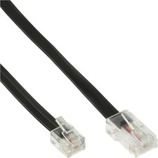 InLine 10m RJ45 to RJ12 Male/Male 6 Core Modular Cable 18648 picture