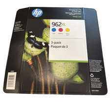 New HP 962XL 3-Pack High Yield Ink Cartridges Cyan Magenta Yellow Exp 09/24 picture