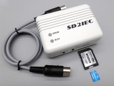 SD2IEC for Commodore in Case + Serial Cable + SD Card (32GB) picture
