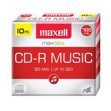 Maxell 80-Minute Music CD-Rs (625133) picture