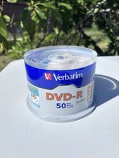 Verbatim DVD-R 50 Pack 4.7GB 16X Blank Recordable Discs Spindle New Sealed picture