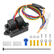 12V/24V Electric Fan Controller Kit 30A Digital Radiator Fan Switch with Adjusta picture