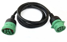 Type 2 J1939 Male to Female Extension Cable Full 9pin 20AWG 6Ft for Truck Freigh picture