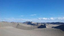Landscape desert dunes sand nature sky Custom Gaming Mat Desk picture