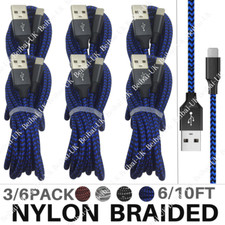 3/6 Pack USB Charging Cable 6/10ft Lot For Apple iPhone 11 8 7 iPad Charger Cord picture