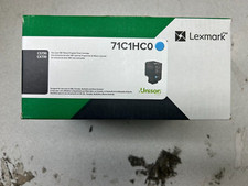 Genuine Lexmark 71C1HC0 Cyan High Yield Toner Cartridge SEALED picture