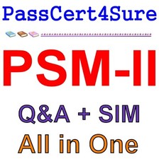 Pro Scrum Master level II PSM-II Exam Q&A+SIM picture