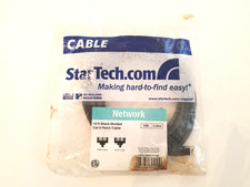 StarTech.com C6PATCH10BK 10ft 3.05 meter Cat 6 Patch Cable BLACK MOLDED RJ45 UTP picture