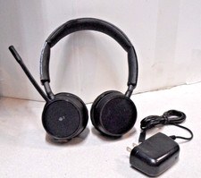 Dell Pro Wireless Bluetooth 5.0 Stereo Headset WL5022 Black Adjustable Boom Mic picture