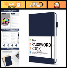 Password Keeper Book with Alphabetical Tabs - Small Logbook for Seniors, Interne picture