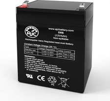 AJC Battery Compatible with Cyberpower 1350VA CP1350PFCLCD 12V 5Ah UPS Battery picture