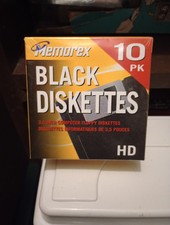 Memorex Black diskettes 10 Pk New Sealed picture