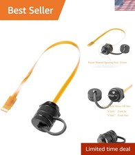 Outdoor  Micro SDTF Card Extension Cable Panel Mount TF Card Flex Extender FP... picture