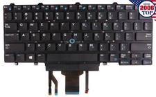 US Keyboard Backlit for Dell Latitude E7450 E5450 E5470 E7470 E7480 P40G 0D19TR picture