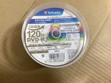 Verbatim Mitsubishi Kagaku Media Write-Once DVD-R  white ‎VHR12JP50V4 Japan picture