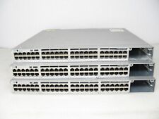 Cisco WS-C3850-48P-L 48-Port Gigabit PoE Switch w/ 1100W AC Power *port tested* picture