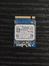 TOSHIBA KBG40ZNS256G PCIe NVMe 256GB M.2 SSD 0FWJTG SOLID STATE 3.3V picture