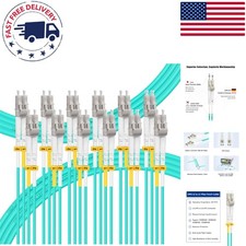 Flexible 3ft LC to LC OM3 Multimode Fiber Patch Cable - Fully Pre-Tested picture