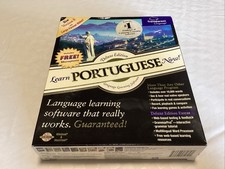 Learn Portuguese Now Transparent Language CD ROM Software Brand New Sealed PC picture