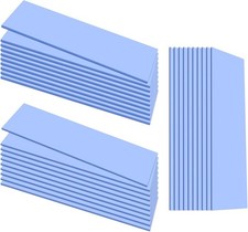 30PCS Silicone Thermal Pads GPU, Reusable CPU Blue 0.5mm/ 1mm/ 1.5mm picture