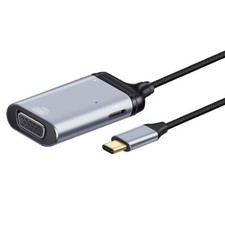 Cablecy  USB-C Type C to VGA RGB Converter HDTV Adapter 60hz 1080p with PD picture