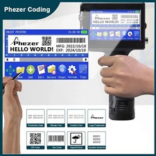 Phezer P15 QR Bar Batch Code Date Number Logo Expiry Date Label Printer 12.7mm picture