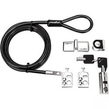 Rocstor Rocbolt Desktop and Peripherals Security Locking Kit with 8  Cable and K picture