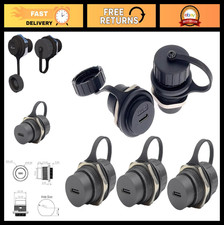 5PCS Waterproof USB 3.1 Type C Panel Mount Connector, IP67, 24 Pin, Durable picture
