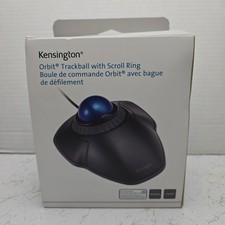 New Kensington Orbit Trackball with Scroll Ring K75327WW Space Grey Ball Mouse. picture