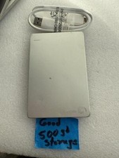 Seagate 500GB Slim for Mac Portable Hard Drive SRD00F1 USB 3.0 Silver picture