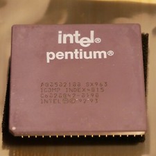 Intel Pentium 100MHz A80502100 SX963 CPU Processor Tested & Working 06 picture