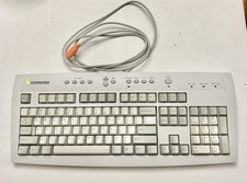 Vtg. Gateway 2000 Keyboard E0615OU011-C Grey White picture