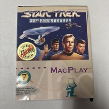 Vintage STAR TREK 25TH ANNIVERSARY PC Game MACPLAY 3.5 Floppy Disks  picture